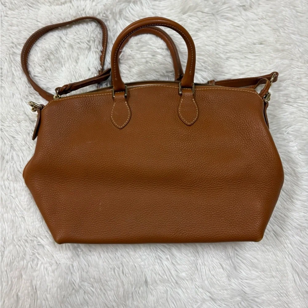 Dooney & Bourke Tan Leather Satchel